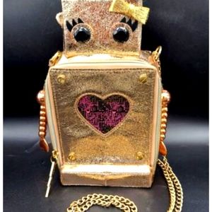 Betsy Johnson Robot purse